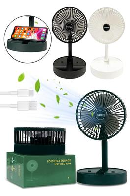 Foldable Compact Desk Tabletop Fan with Dock