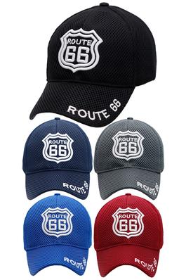 Route 66 Full Mesh Velcro Back Baseball Cap