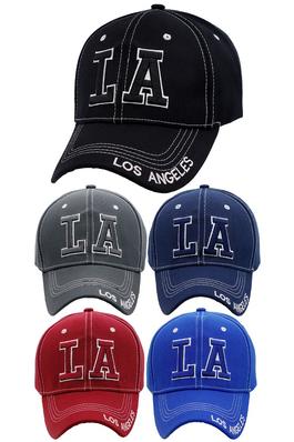 LA Los Angeles Contrast Stitched Baseball Cap