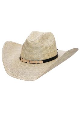 Closed Ranch Natural Palm Straw Cowboy Hat
