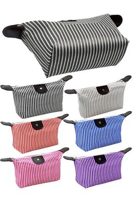 Stripe Foldable Waterproof Organizer Travel Bag