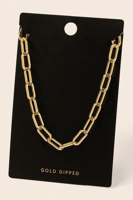 Dainty Oval Chain Link Necklace