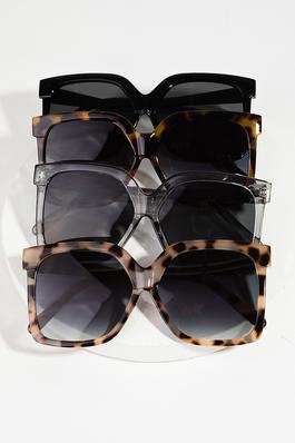 Oversized Acetate Square Sunglasses