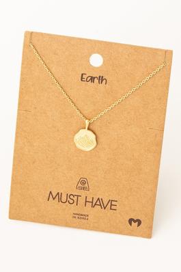 Earth Element Coin Necklace