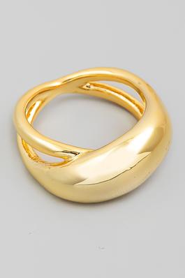 Metallic Dome Fashion Ring