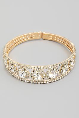 Pave Crystal Rhinestone Bracelet