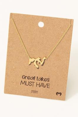 The Great Lakes Pendant Necklace