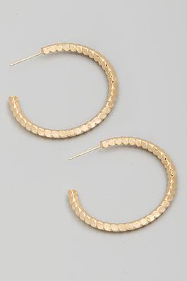 Polymer Clay Semi Circle Layered Earrings
