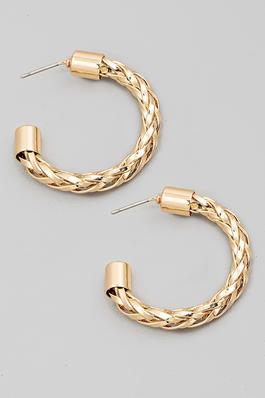 Oval Abalone Resin Drop Earrings
