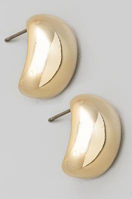 Mini Thick C Hoop Earrings