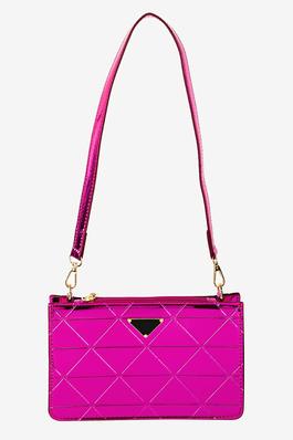 Rectangle Triangle Pattern Fashion Bag