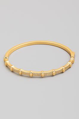 Rhinestone Pave Metallic Bracelet