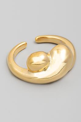 Ornate Adjustable Gold Ring