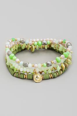 Assorted Bead Style Bracelet Set