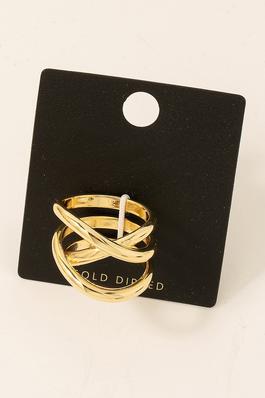 Gold Dipped Coiled Band Ring
