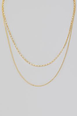 Mixed Dainty Chain Layered Necklace