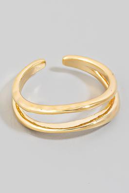 Two Row Gold Ring
