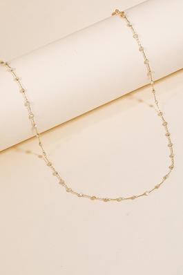 Dainty Glass Beaded Necklace