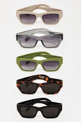Rectangle Frame Sunglasses Set