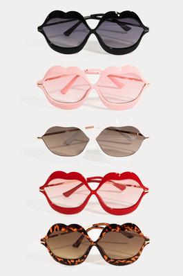 Twelve Piece Acetate Lips Sunglasses Set