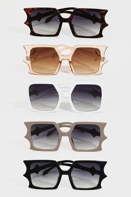 Oversized Square Sunglasses Set
