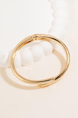 Metallic Hinge Cuff Bracelet