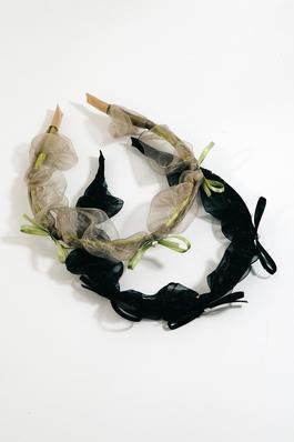 Two Piece Ribbon Headband Set