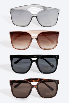 Plastic Square Lens Sunglasses