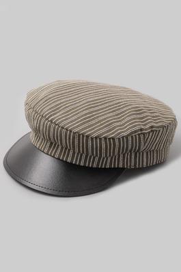 Pin Stripe Cabbie Hat