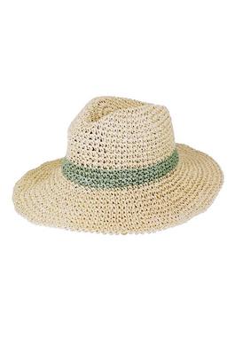 Crochet Straw Convertible Sun Hat