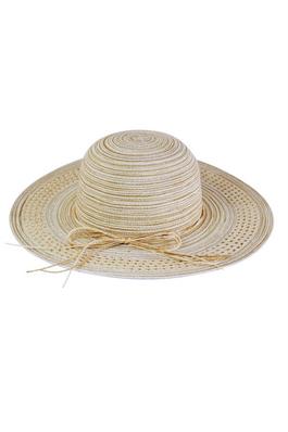 2 Tone Straw Sun Hat