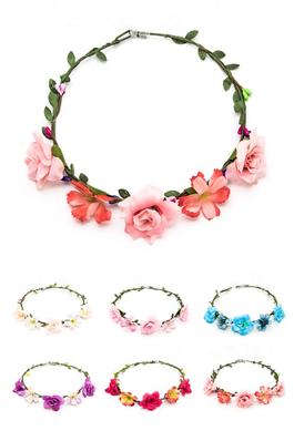 Mix Color Flower Crown Set