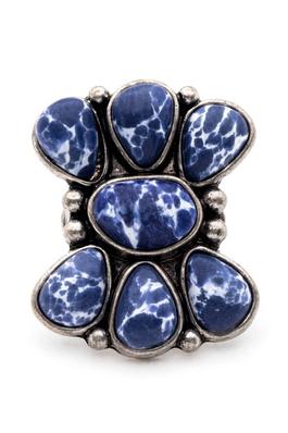 Iconic Western Stone Stretch Ring