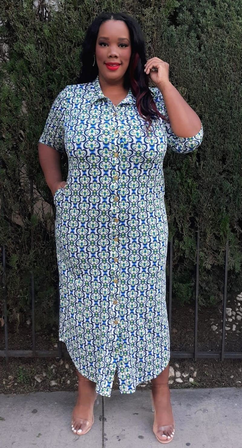 Viva Curvy > Plus Size Dresses > #2870SF − LAShowroom.com